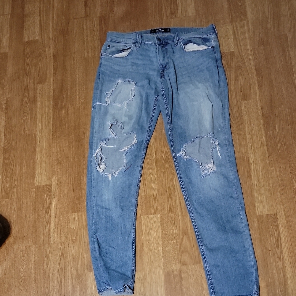 Hollister Light Blue Denim Jeans 32x30